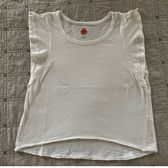 Anthro Daily Practice Flutter Tee - Picture 1 of 6